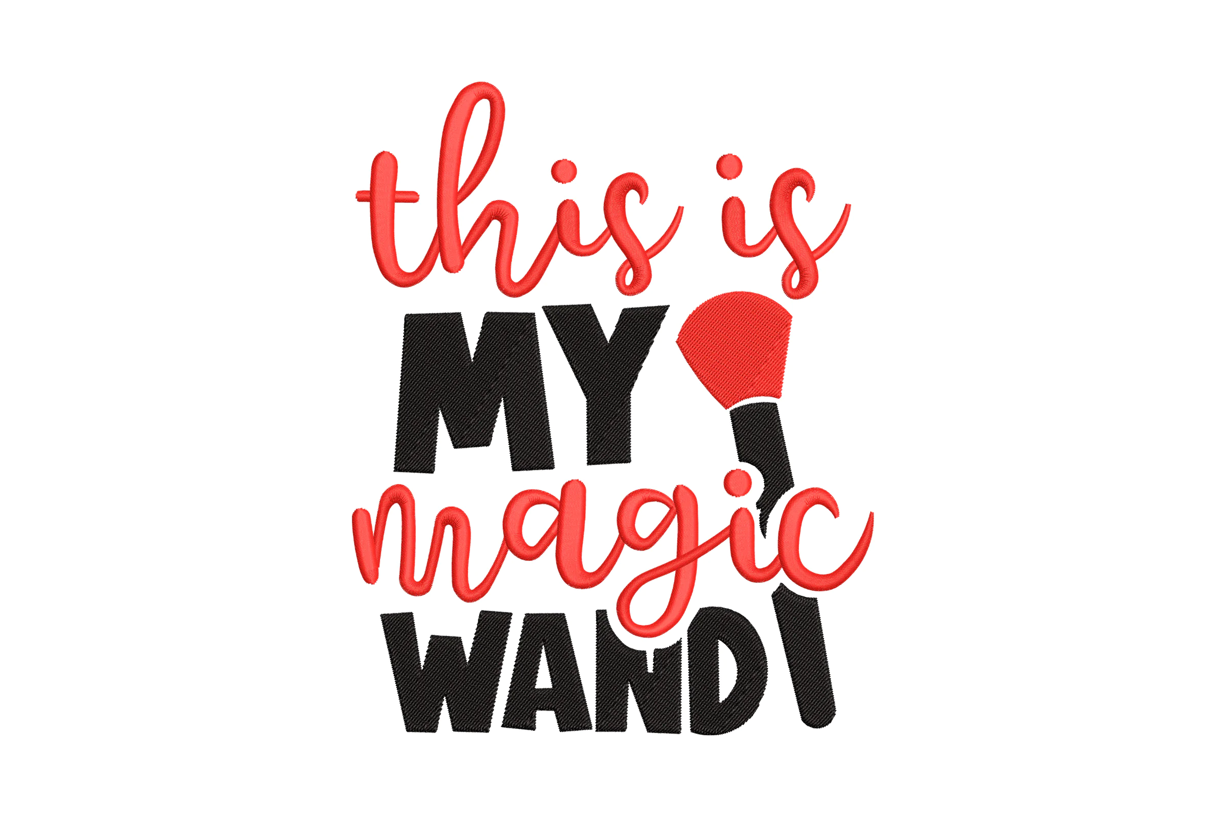 This is My Magic Wand Embroidery Design