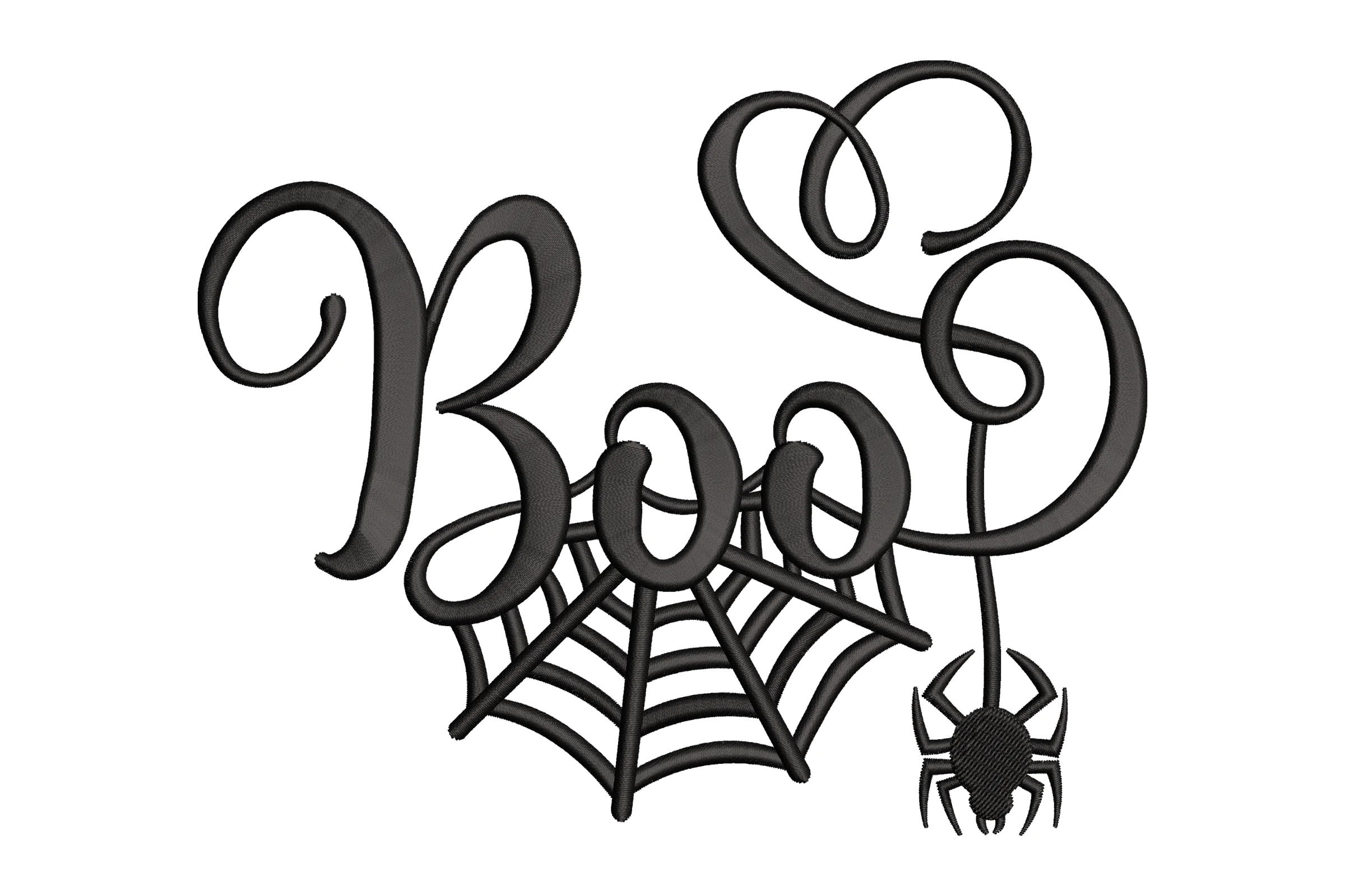 Boo Machine Embroidery Design