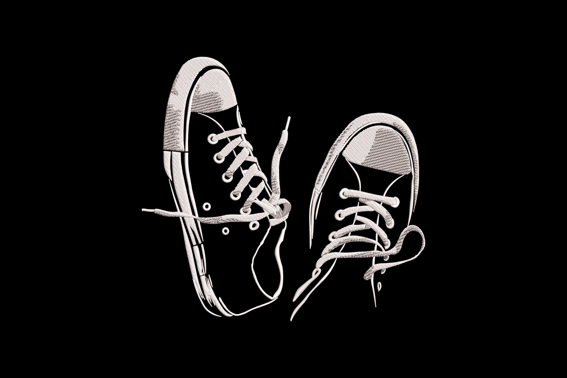 Shoes Embroidery Design