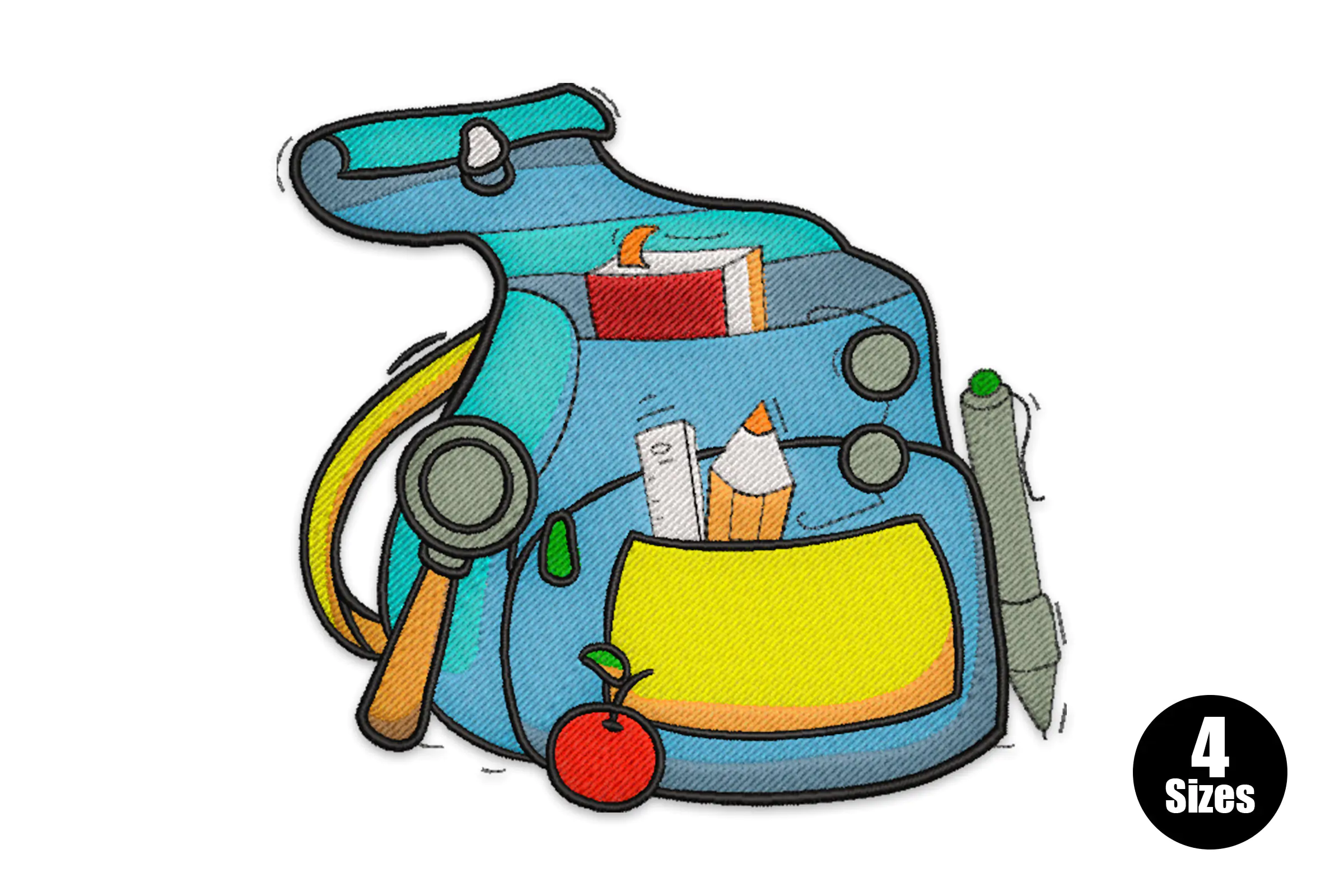 Backpack Embroidery Design