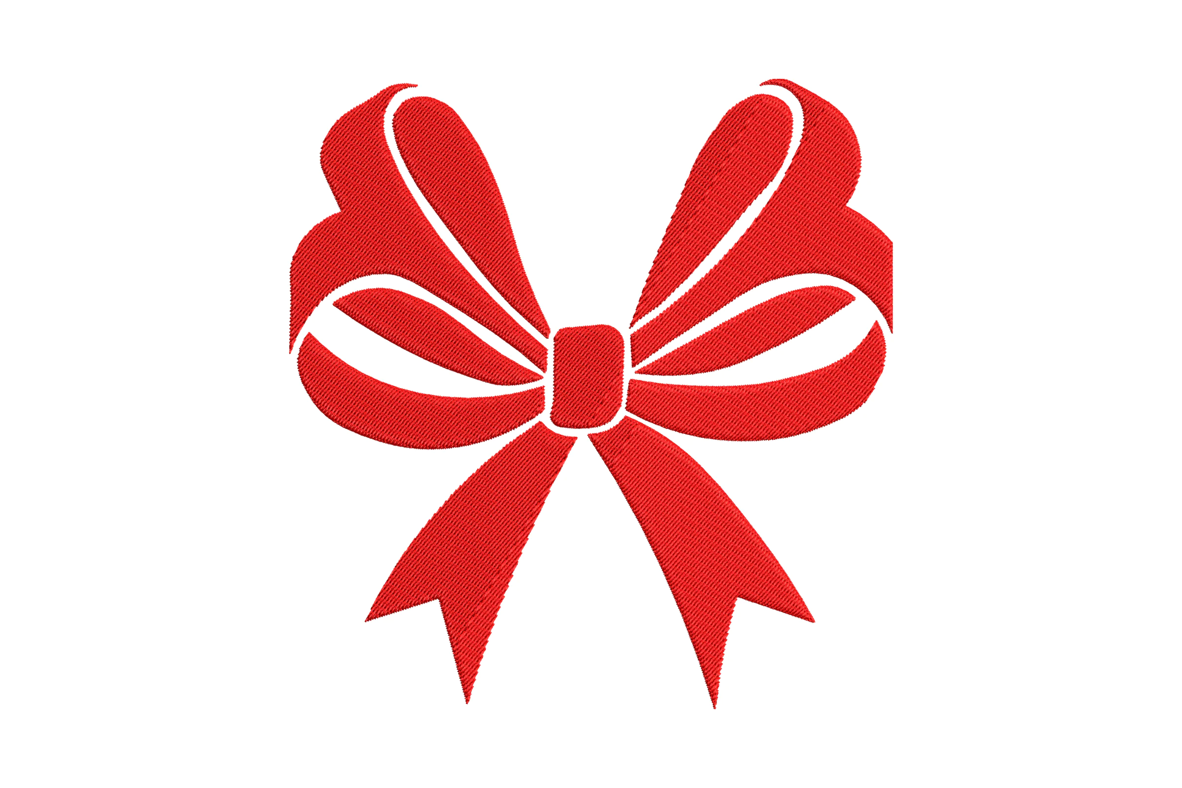 Ribbon Bow Embroidery Design