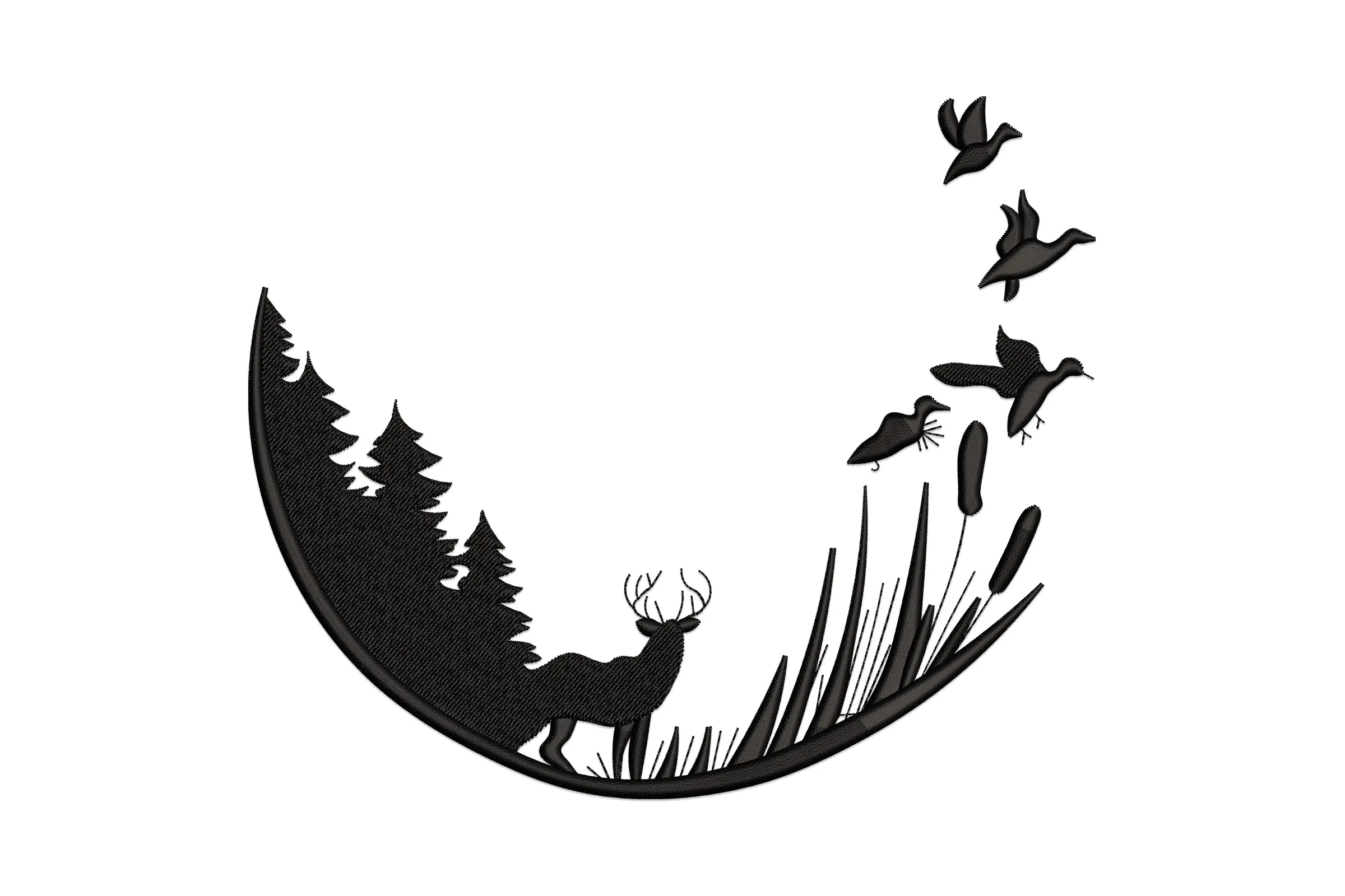 Forest Animals Embroidery Design