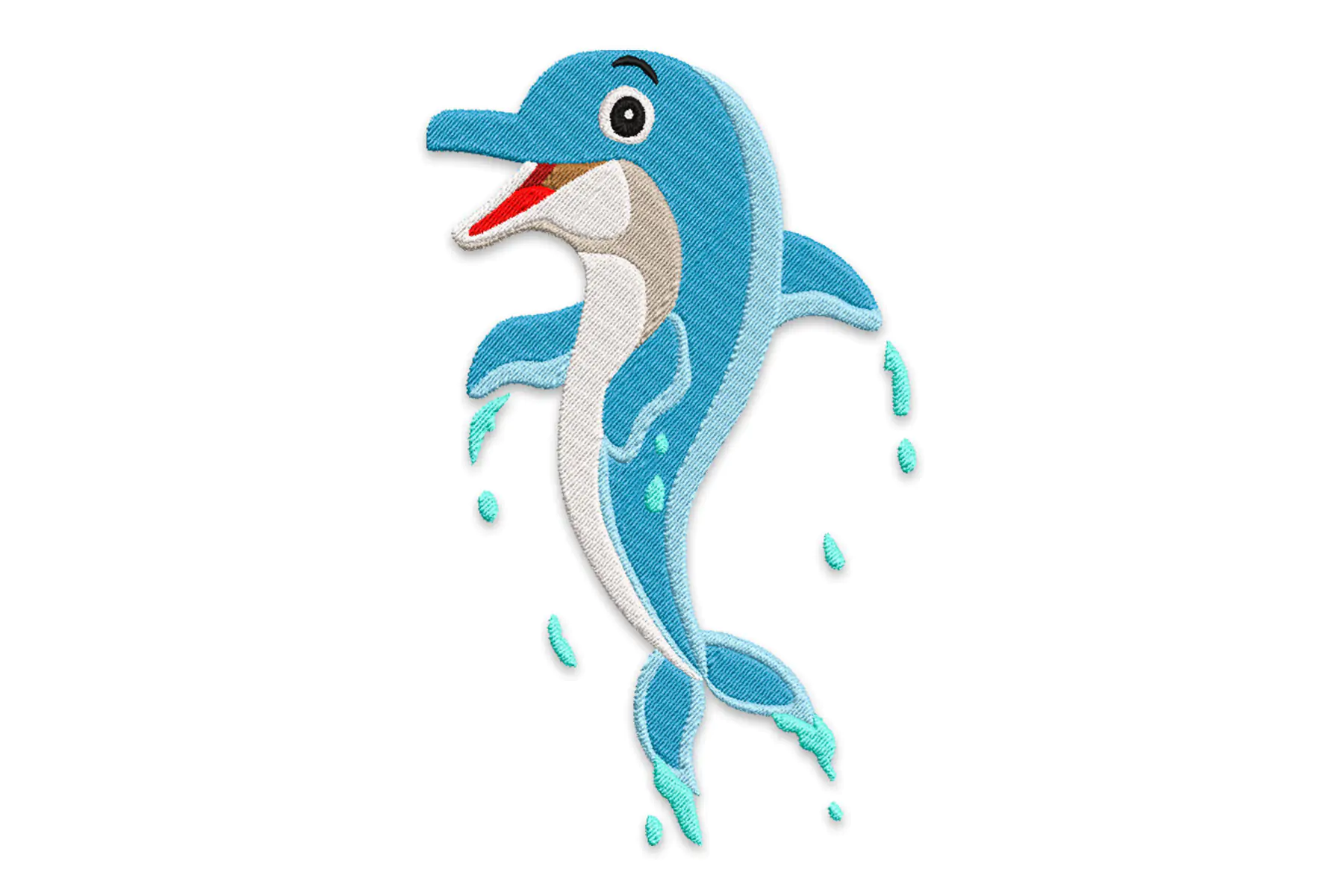 Free Dolphin Embroidery Design, Animal Embroidery Design