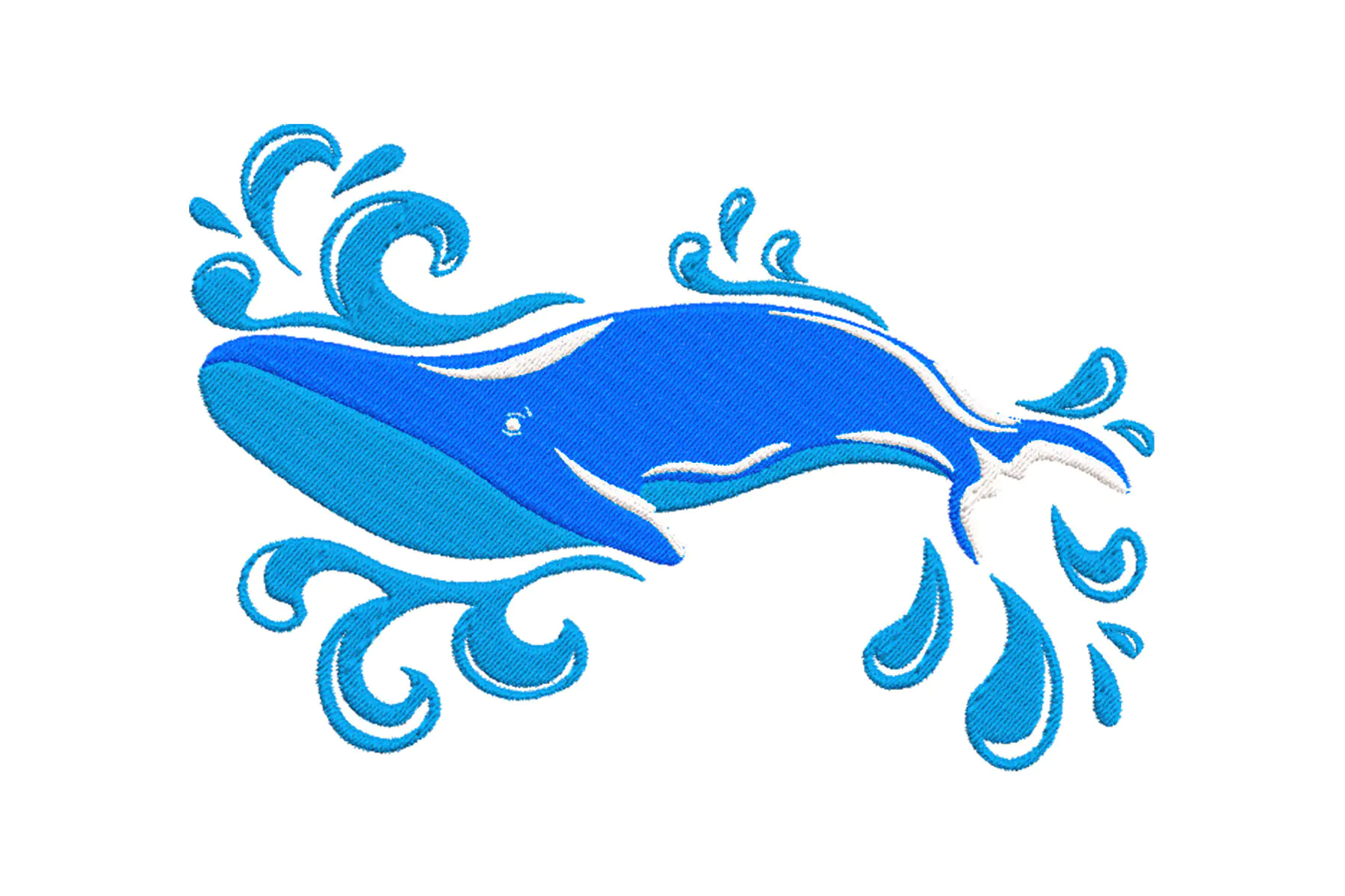 Dolphin - Machine Embroidery Design
