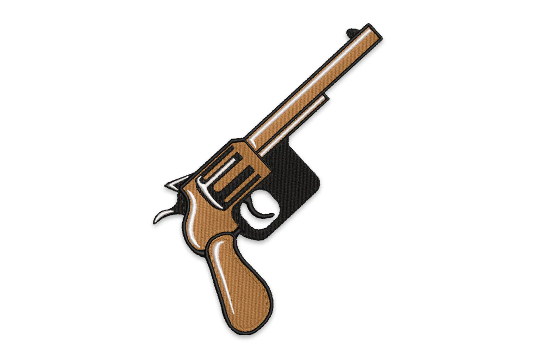 Free Gun Embroidery Design | Weapon Embroidery Design | Pistol  Embroidery Design