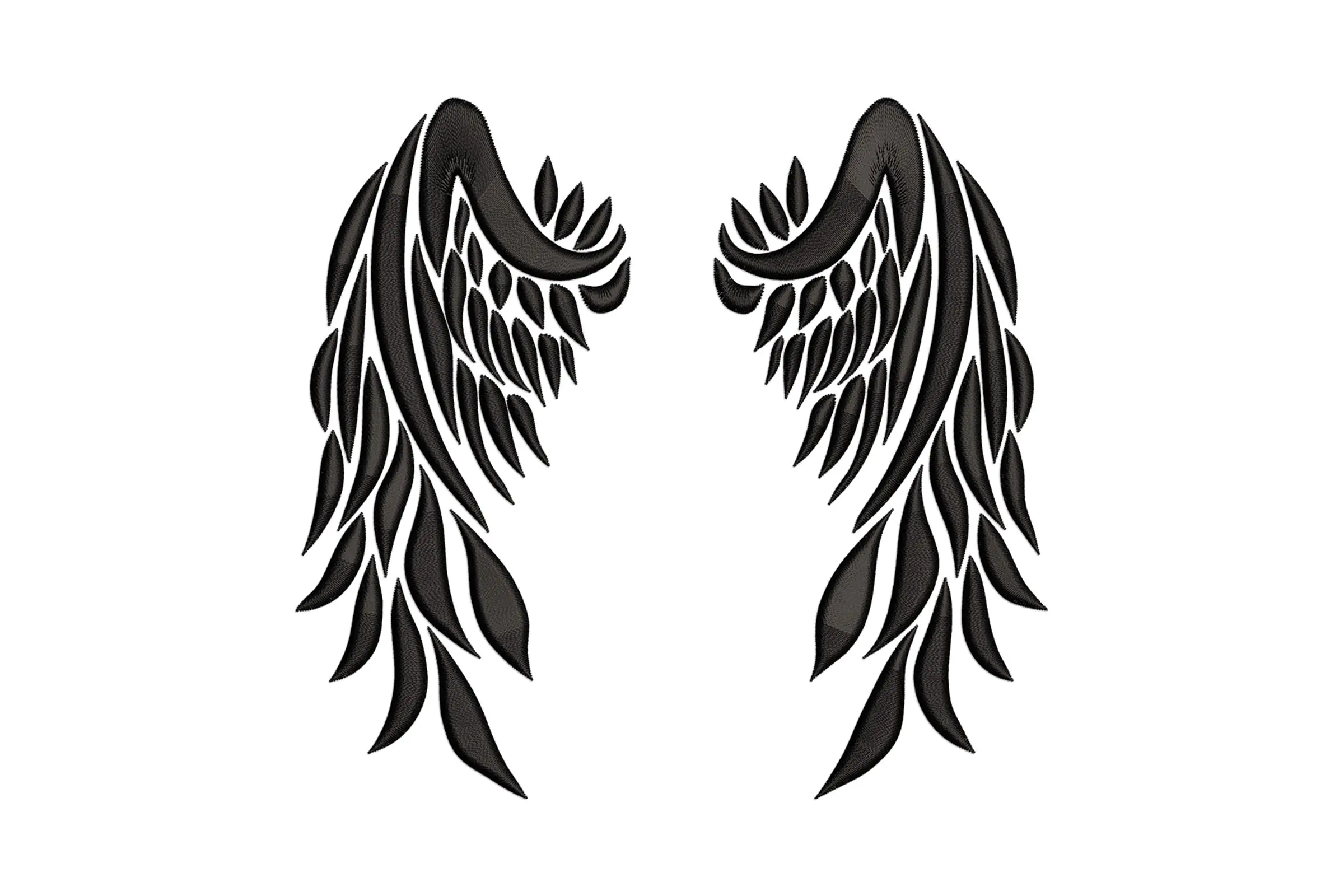 Angel Wings Embroidery Design